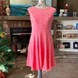 Studio One New York Coral Dress Sz 8P